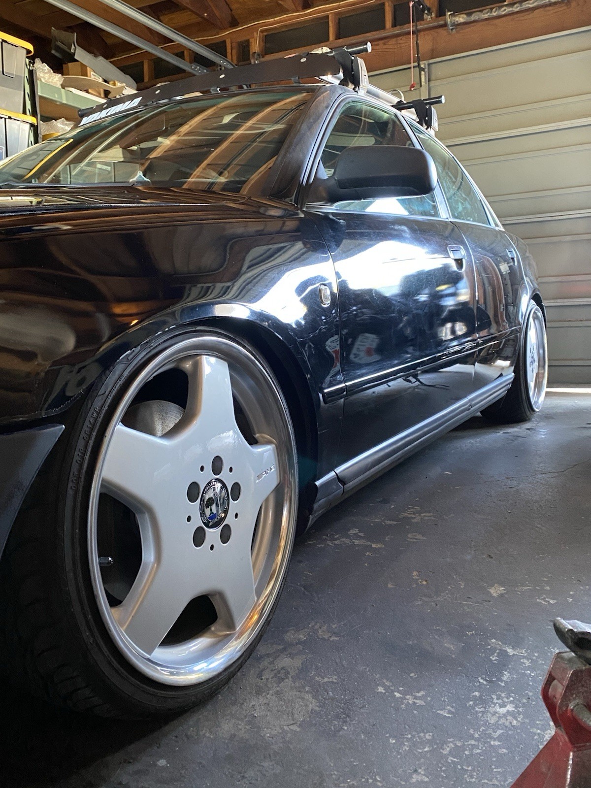 AMG Aero Monoblock Wheels - OEM Polished Lips 18 X 8.5 18 x 9.5