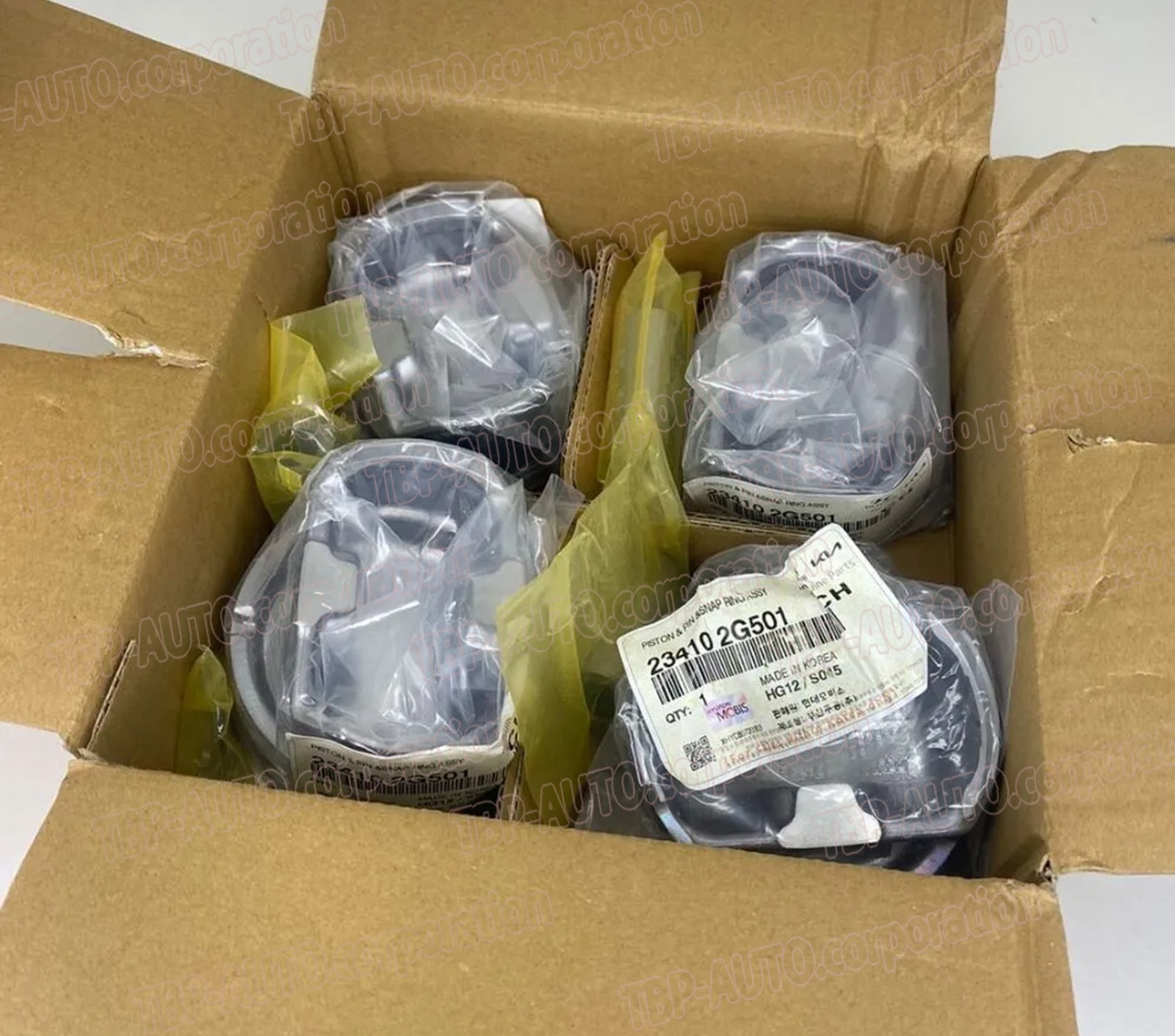 GENUINE OEM ® 2.4L Engine Piston & Pin 4PCS FOR 2013-2022 Hyundai Kia 234102G501