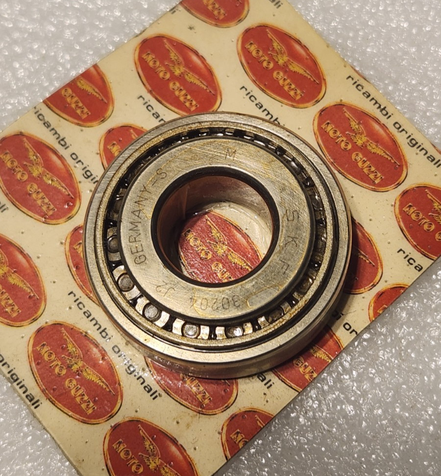 Moto Guzzi OEM NOS Rear Drive Pinion Roller Bearing 92249220 V35 V50 V65 V7 Moto Guzzi OEM NOS Rear Drive Pinion Roller Bearing 92249220 V35 V50 V65 V7