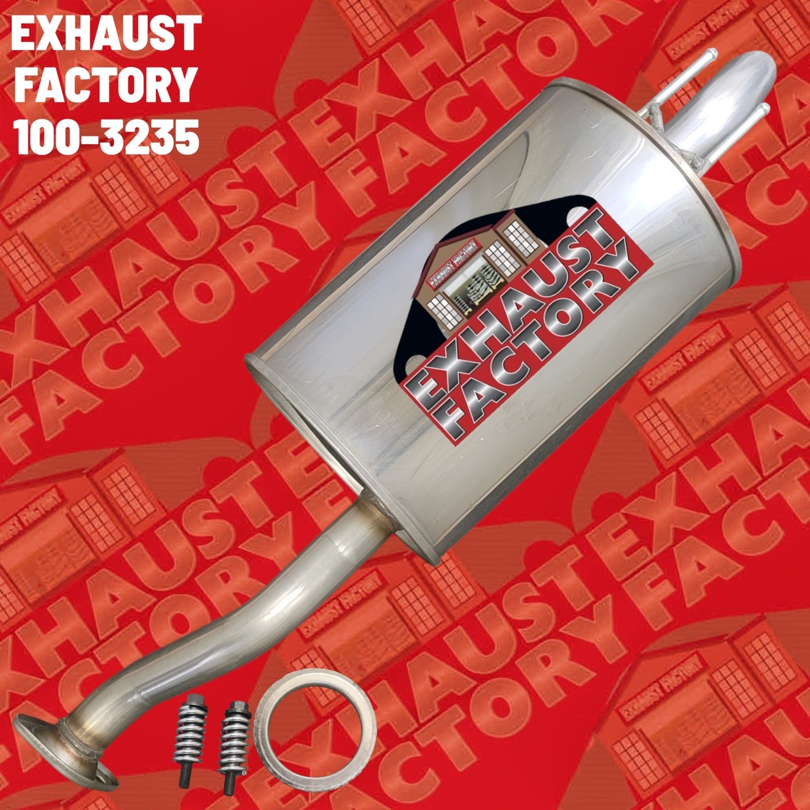 100-3235 REAR MUFFLER ASSEMBLY FITS 2013-2014 ACURA ILX 1.5L ENG STAINLESS STEEL