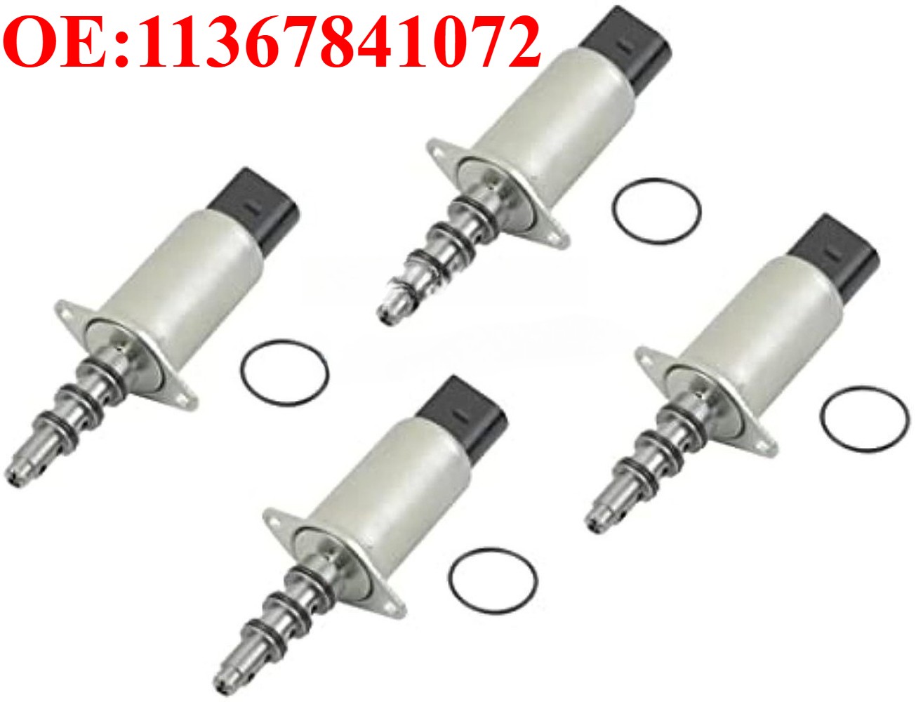 4Pcs Convertible Solenoid Valve Replace For BMW M5 M6 E60 E61 11367841072 /