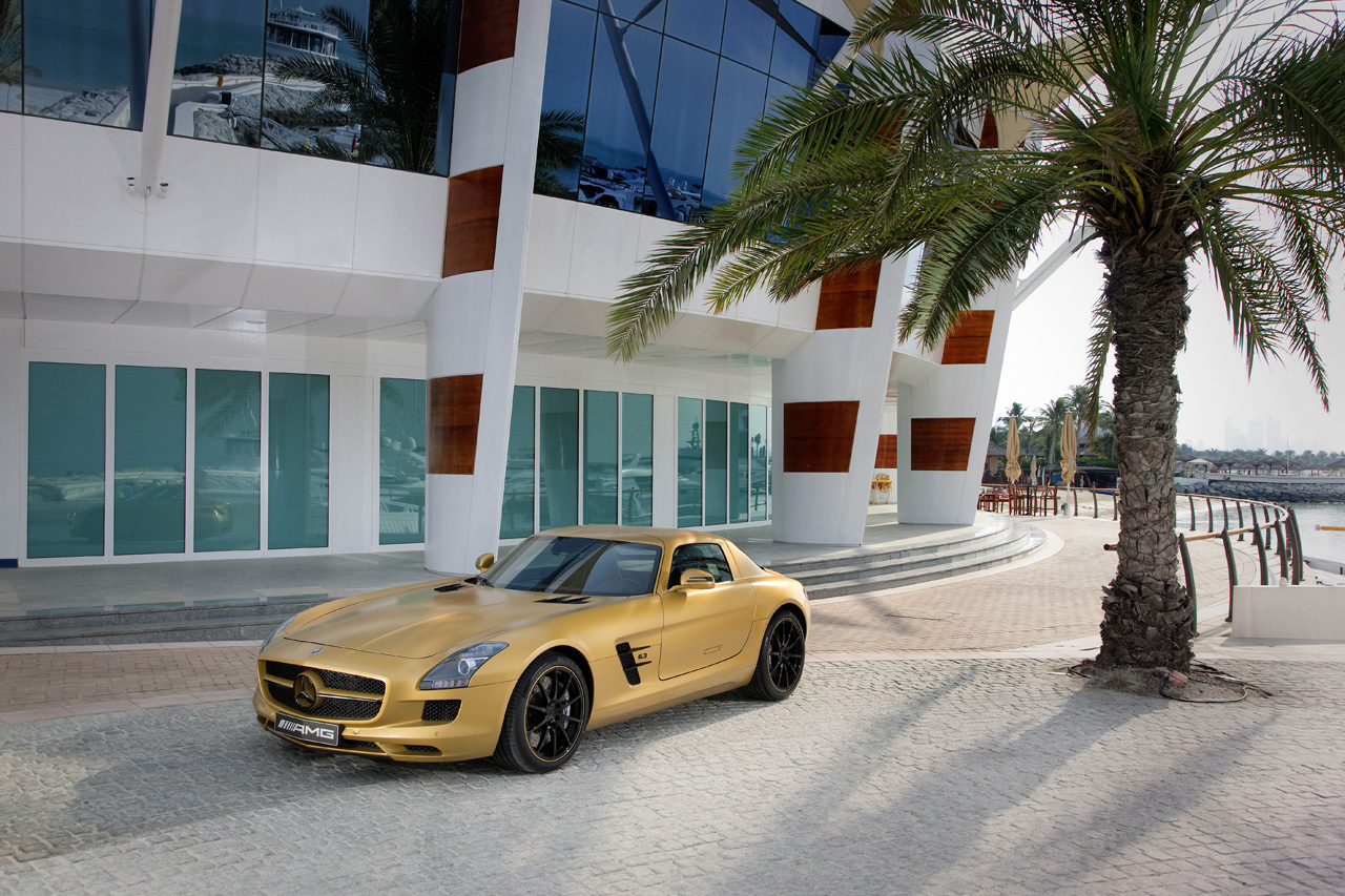 2011 Mercedes-Benz SLS AMG Desert Gold