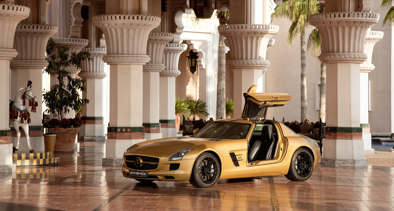 2011 Mercedes-Benz SLS AMG Desert Gold