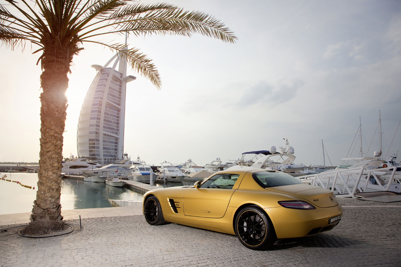2011 Mercedes-Benz SLS AMG Desert Gold