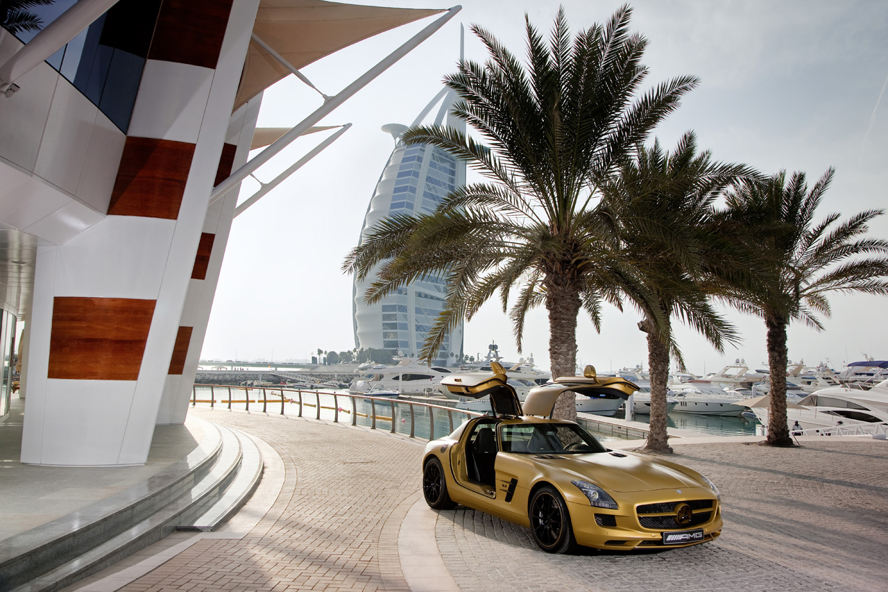 2011 Mercedes-Benz SLS AMG Desert Gold