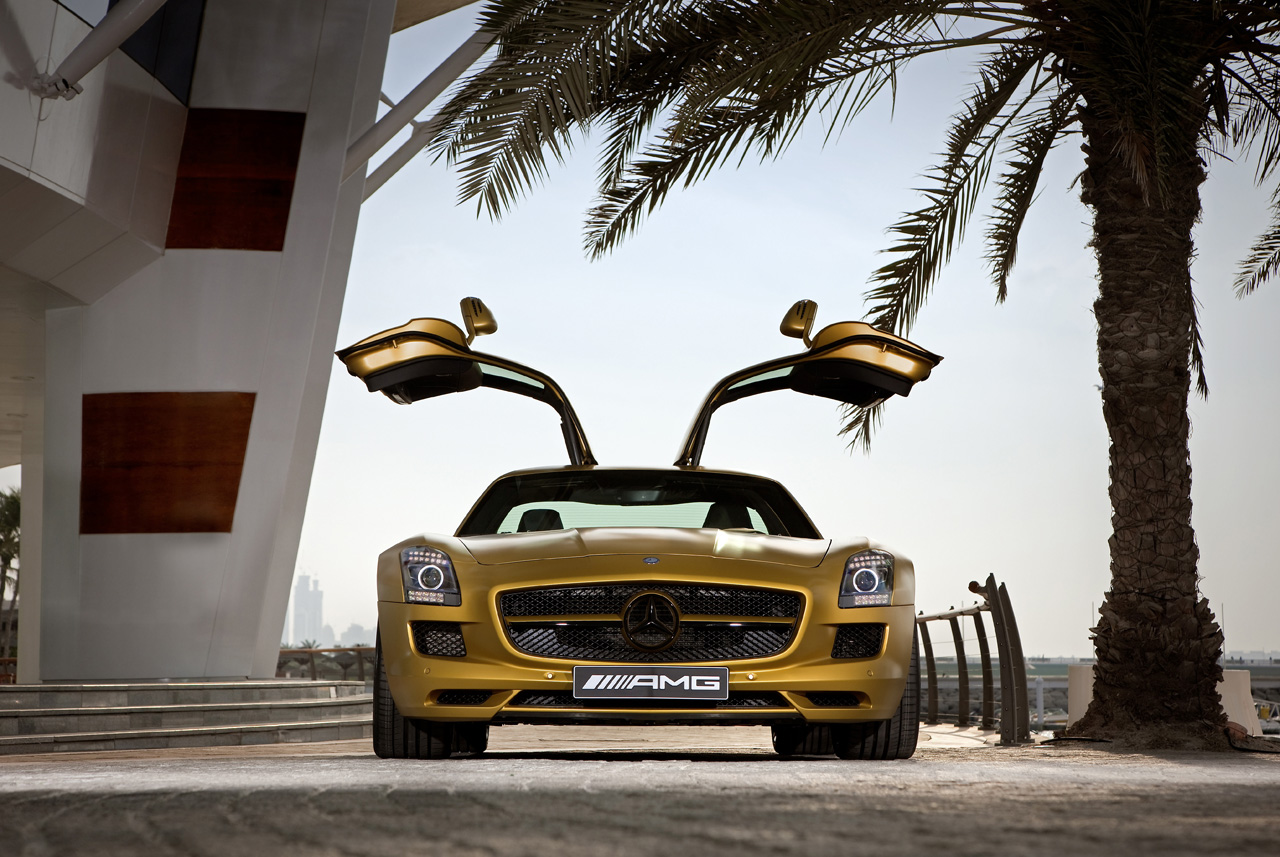 2011 Mercedes-Benz SLS AMG Desert Gold