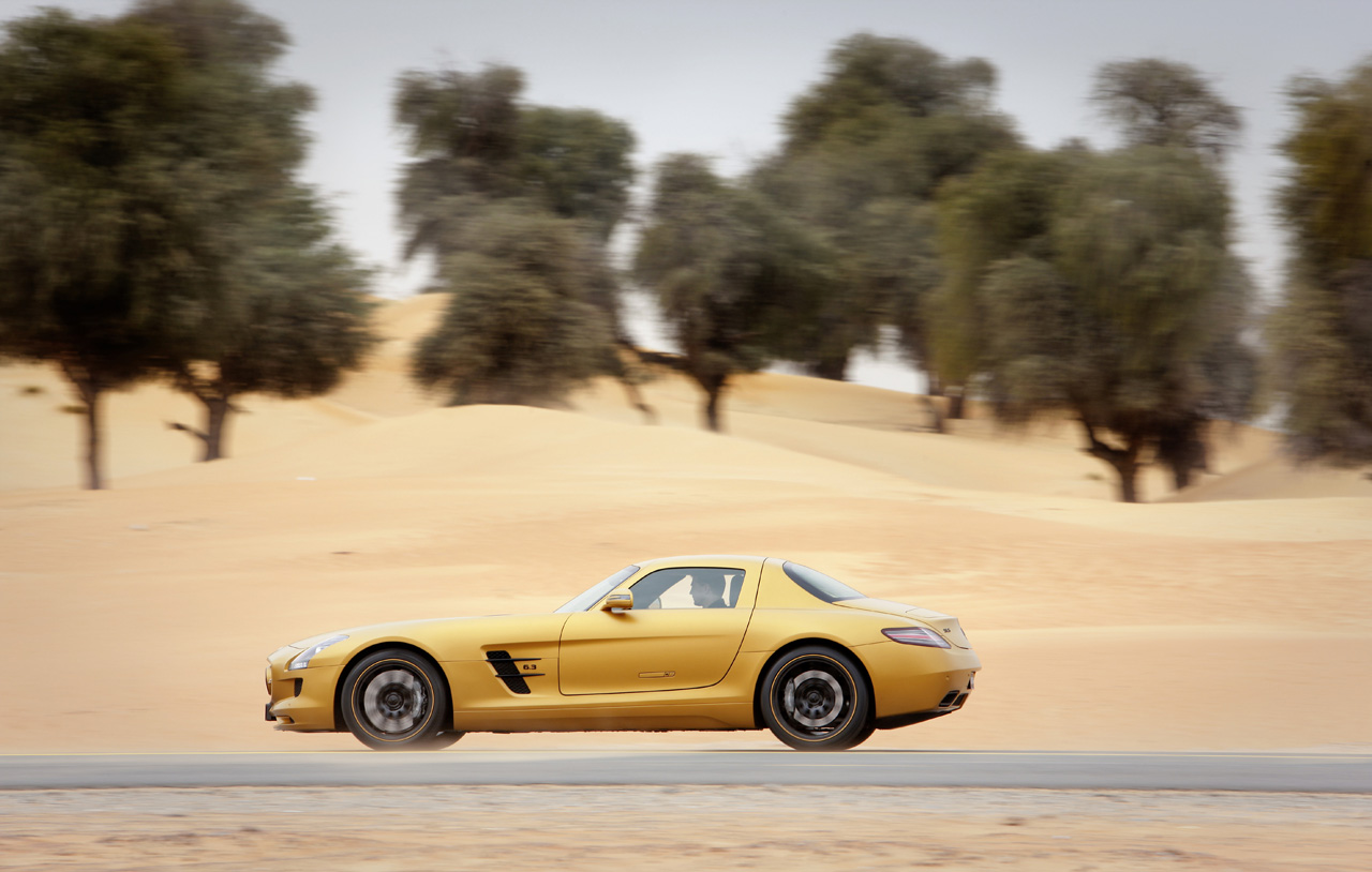 2011 Mercedes-Benz SLS AMG Desert Gold