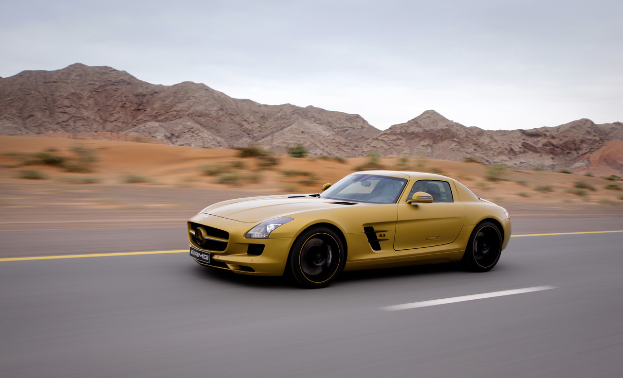 2011 Mercedes-Benz SLS AMG Desert Gold